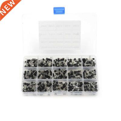 600Pcs 15 Value x 40 Transiors TO-92 Assortment Kit Transi