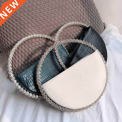 Rhineone Circular Handle Evening Bag Women 2021 Elegant De