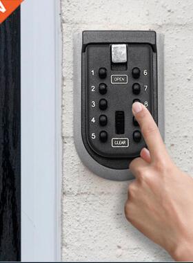 Lock-Box Key-Holder Combination Wall-Mounted Password-Key Ou