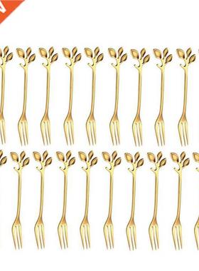 20Pcs Stainless Steel Flatware Fruit Fork Dinnerware