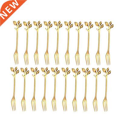 20Pcs Stainless Steel Flatware Fruit Fork Dinnerware