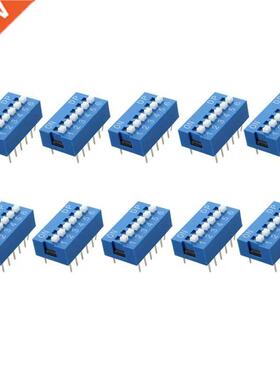 10 pcs Sliding switch 6P 2.54mm 2 Row