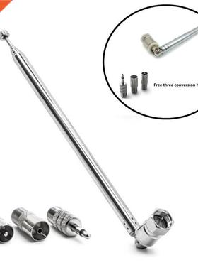 Rod Antenna 3.5mm Adapter FM Radio Antenna Replacement Teles