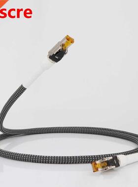 Preffair 99.998% OFC Copper Silver plated Ethernet Cable Ca