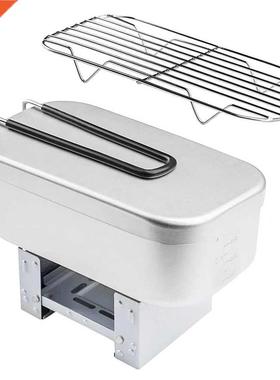 Camping Stove Lunch Box Steaming Rack Combo Set Outdoor Wind