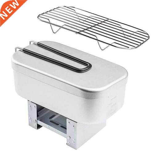 Camping Stove Lunch Box Steaming Rack Combo Set Outdoor Wind