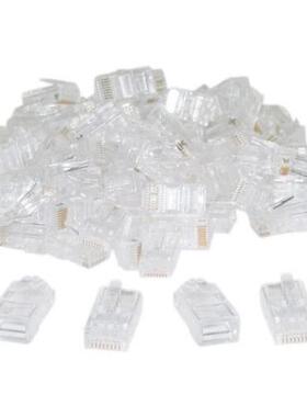 WholeOne bag 100pcs RJ45 CAT5 E (8P8C) Crip Connector Solid