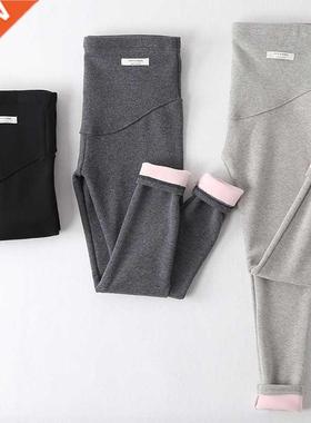 Winter Velvet Pants For Pregnant Women Maternity Leggings Wa