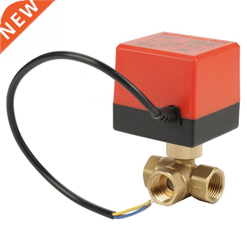 G1/2inch DN15 Electrical Valve Brass  Way AC 220VMotorized