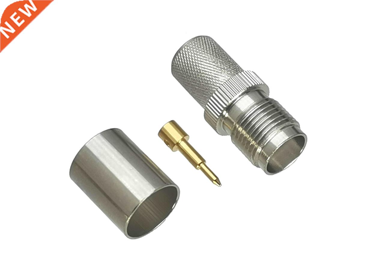 10Pcs Connector RP-TNC Female Plug Crimp RG8 LMR400 RG213 Ca