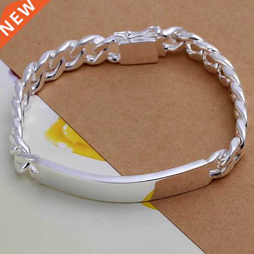 Charm 925 stamped silver design noble pretty 10MM Mens chain