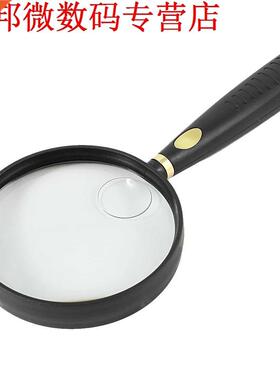 Clear 90mm Dia Lens Sieraden Loupe 5X 10X Glas Zwart-Vaste