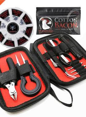 Vape Tool Set Bag Prebuilt Coil Vape Cotton Wire Coil Jig Wi