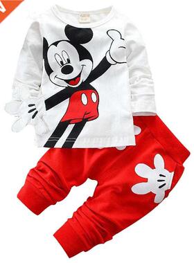 Bby Boys Girls Mickey Mouse Minnie Crtoon Clothing Sets Ch