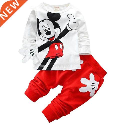 Bby Boys Girls Mickey Mouse Minnie Crtoon Clothing Sets Ch