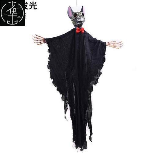 Halloween haunted house secret room bar electric decoration