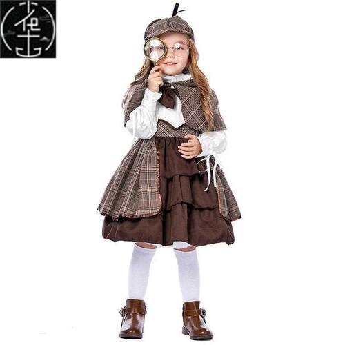 Lolita clothing cosplay clothing children's detective