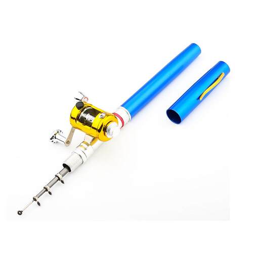 Portable Pocket Telescopic Mini Fishing Rod Pole Pen Shape F