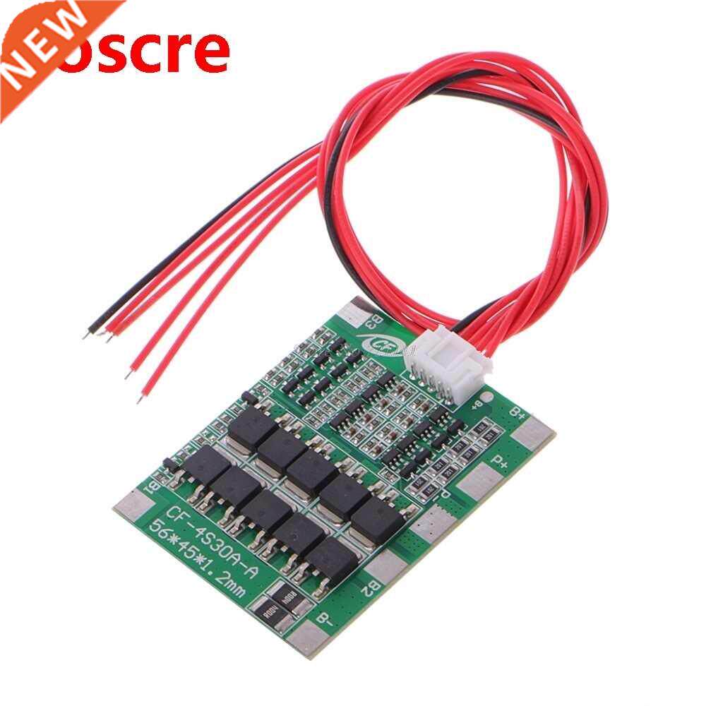4S 30A 12.8V With Balance LiFePo4 LiFe 18650 Battery Cell BM - 实物图