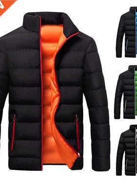 2022 New Men's and Women's Stand Collar Winter Jacket, Cotto