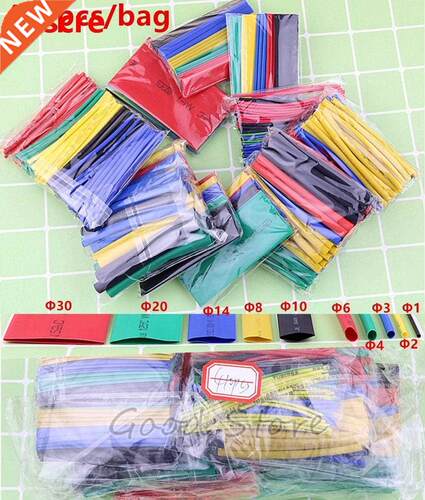 410 Pcs Wrap Wire Insulated Sleeve Kit Wrap Wire Cable Sleev
