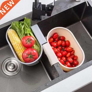 Sink Strainer Fruit Vegetable Drainer Basket Kitchen Waste