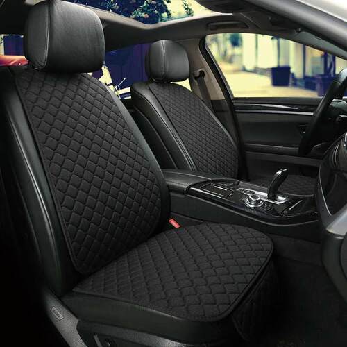 Big Size Linen Flax Car Seat ver tor Front Seat Backre