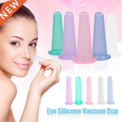 1/4Pcs Silicone Body Cupping Cups For Face Neck Back Eyes Ma
