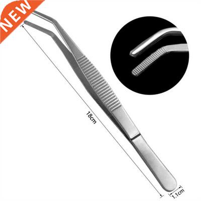 12.5/14/16/18 cm Stainless Steel Tweezers with Curved Pointe