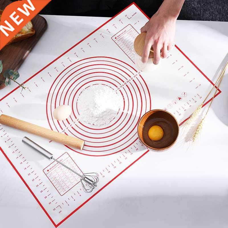 80*60cm large silicone baking mat sheet pizza dough non-stic