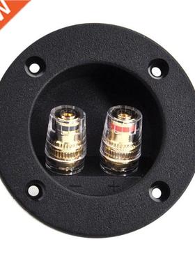 2pcs/lot Two Copper Terminal Block Speaker Junction Box Conn