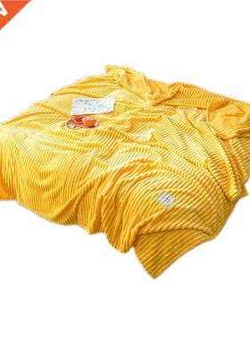 Winter Warm Milk Flannel Blanket Bed Sheet Blanket Single