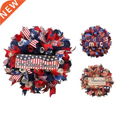Independence Day Decoration Wreath 4Th of July Memorial Day