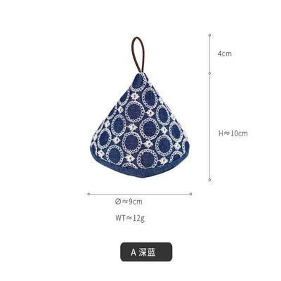 Pure Cotton Fabric Embroidered Anti-Scald Hat Thickened Pot