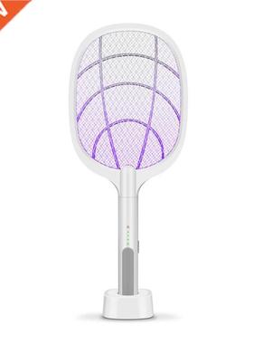 2 In 1 Electric Mosquito Bat Usb Rechargeable 2 Modes