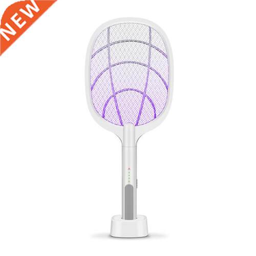 2 In 1 Electric Mosquito Bat Usb Rechargeable 2 Modes