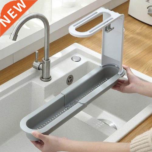 Telescopische Gootsteen Plank Keuken Self Afdruiprek Zeep