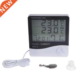 LCD Humidity Meter Clock Hygrometer-m18