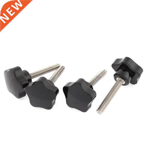 M8 x 50 mm Male Thread Star Head Screw On Type Clamping Knob