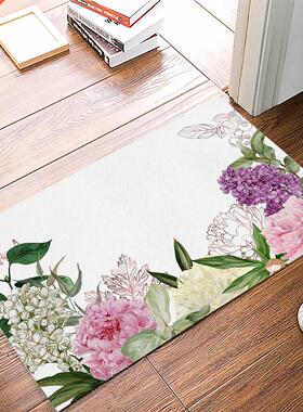 Lush Peonies And Roses Doormat Entrance Floor Mat Home