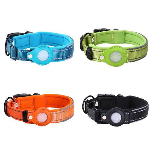 Pet Dog Airtags Collar Anti-lost Locator Tracker Device