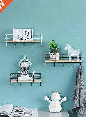 Modern Style Iron Housekeeper Rack Wall Hook Door Holder