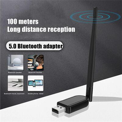 100M USB Bluetooth 5.0 Adapter Transmitter Wireless Bluetoot