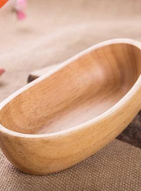 Wooden Plate Tray Dish Dessert Sushi Snack Fruit Buffet