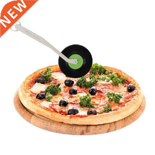 Top Spin Slice Record Player Pizza Cutter Vinyl Record