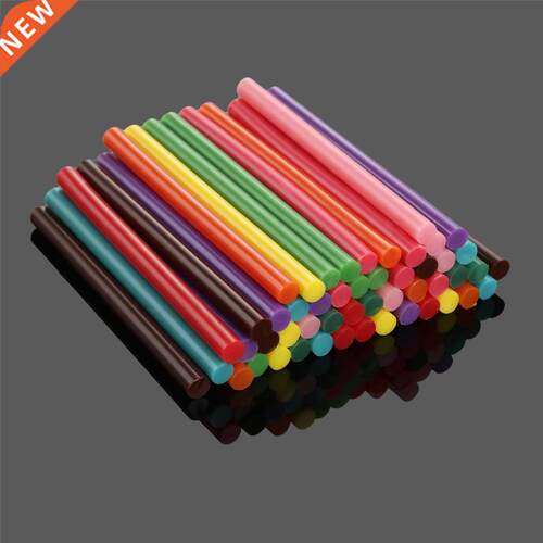 100Pcs 10 color 7x100MM DIY Hot Melt Glue ick Adhesive Col
