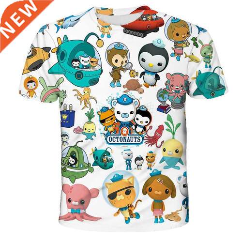 Octonauts 2022 Summer Boy/girl 3D Print Oversized T-shirt Fa