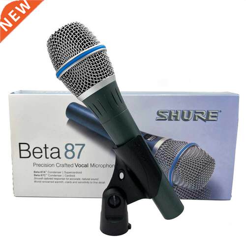 Wired Dynamic Vocal Microphone SHURE Beta 87 for Handheld C