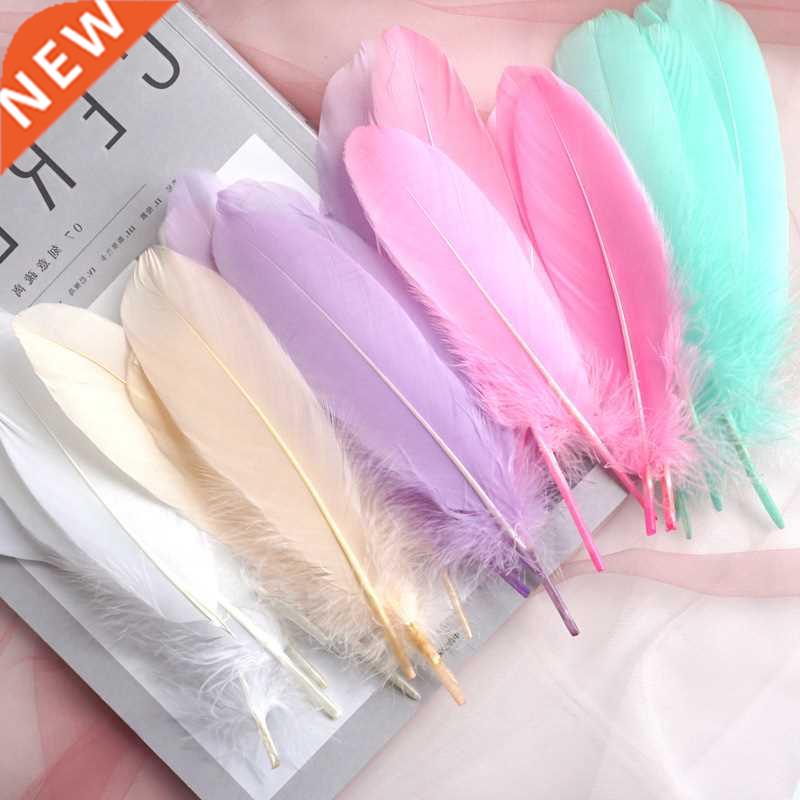Natural Goose Feathers Plumes 15-20cm Colourful Swan Feather
