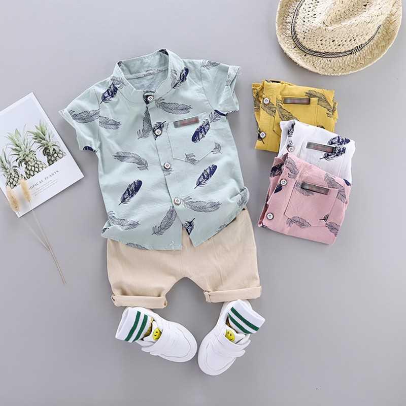 Children Clothes 2pcs Toddler Kids Boys Summer Outfits Holid